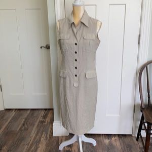 Classic shirt dress  beige